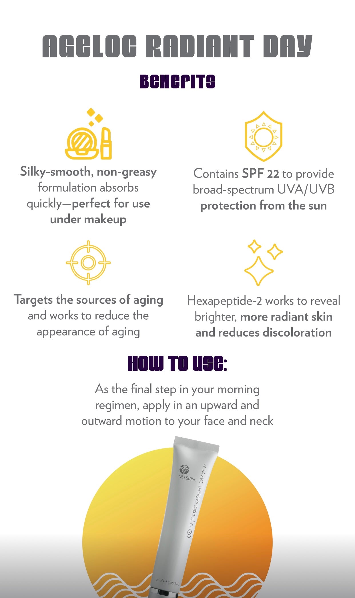 ageLOC® Radiant Day SPF 22